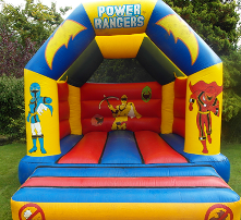 power ranger bouncy castle